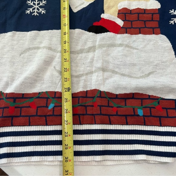 Tipsy Elves “Santa’s Log On Fire” Christmas Sweater - Picture 6 of 9